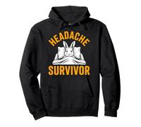 Head Hurts Rabbit Headache Survivor Pullover Hoodie