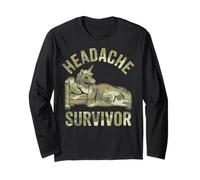Head Hurts Unicorn Headache Survivor Long Sleeve T-Shirt