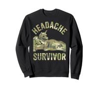 Head Hurts Unicorn Headache Survivor Sweatshirt