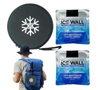Head Ice Pack Under Hat, Cycling Helmet Cold Pad, Portable Cool Down Ice Packs for Cycling Helmet Camping Outdoor Sports Climbing Hiking