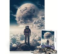 Head in The Clouds Hard Jigsaw Puzzle for Adults 1000 Pieces Strong Logic Neat Thick Fun Challenge Night Play (50x75cm)
