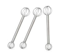 Head Japanese Miso Stirring Scoops Rusts Stainless Steel Measuring Whisk for Accurate Portion Control Stainless Steel Whisk