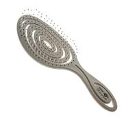 Head Jog 08 (Monochrome) Paddle Brush Flexible Soft Pin Bristles. | Detangling Wet Or Dry Hair. Gentle Brushing Hairbrush. Detangling Brush Curly & Wavy. (Monochrome). HairBrush For Fine hair