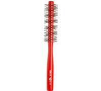 Head Jog 107 Large Radial Styling Brush. Natural Wooden Brush With Red Gloss Finish. Great For Grooming Or To Add Volume When Blow Drying. Ideal For Fine To Normal Hair Types. 35mm