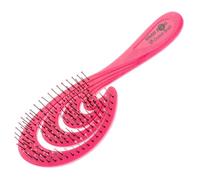 Head Jog 18 Ocean Hair Brush. Eco Friendly Vent Paddle Brushes With Flexible Soft Bristles, Detangling Wet Or Dry Hair. Gentle Brushing & Detangling Brush For Curly & Wavy Hair (Shell)