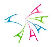 Head Jog Eagle Klipz Hair Sectioning Clips With Strong Grip. Professional No Crease Crocodile Hair Clips For Sectioning & Styling. Suitable For All Hair Lengths & Types (Green, Blue & Pink 6 Pack)
