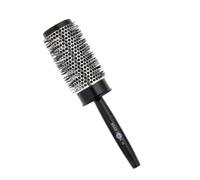 Head Jog Heat Retainer Brush. Black & Silver Styling Round Hairbrush 45mm