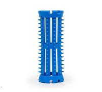 Head Jog Plastic Hair Rollers With Pins Volume Rollers For Curling & Styling Hair. Heat Free Salon Styled Heatless Curls Suitable For Wet Or Dry Hair. Rollers For Long & Short Hair. (Blue (20mm))