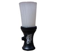 Head Jog Powder Black Barber Brush, Neck Brush For Hairdresser, Professional Barber Neck Duster For Cleaning Hair Clipping Removal Barber Gifts, Accessories For Barbers And Hairdressers Flat black hair