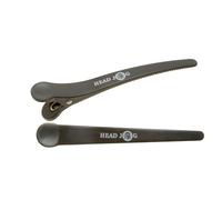 Head Jog Supa 6pcs Hair Sectioning Clips, Styling Clips For Styling For All Hair Types, Curl Clip For Creaseless Styling, Salon & Home Hair Cutting Clips For Hairdressing, Women, Men Black