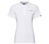 HEAD Kids Club Tech Girls Polo Shirt - White, Large