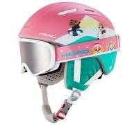 Head - Kid's Maja Set Paw S2 VLT 20% - Ski helmet size 52-56 cm - XS/S, pink