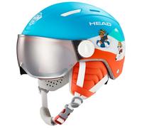 Head - Ski helmet - Mojo Visor Paw - Kid Size 52-56 cm - Blue Blue 52-56 cm