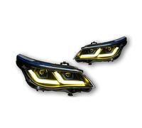 Head Lamp Assy For BMW 5 Serise E60 523i 530i 2003-2010 Headlight LED Head Lamps DRL Projector good Low Beam Auto Accessories Front Headlights Assembly(07-10 Golden Style)