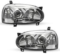 Head Lamp Lights Car Headlight Headlights Front Head Lamp Light for vw for golf 3 Mk3 1992-1997