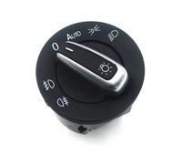 Head Lamp Switch Compatible With VW-Jetta For MK5 2006 2007 2008 2009 2010 2011 For Rabbit 2006 2007-2009 Chrome Headlight Switch OEM:5ND941431B