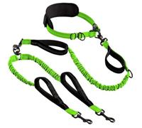 Head Leash Hands Running Dog Leash Waist Belt Bungee with Metal Swivel Clasps and Control Loops for Stability suitable for jogging hiking outdoor adventures training, color to 5
