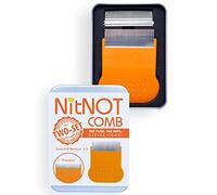 NitNOT - Nit Comb As Seen on Dragons Den, Head Lice Treatment for Any Type of Hair, Precision Comb 2 Heads, Best of Lice Combs for nit Treatment, Metal Nit Comb for Headlice, Professionally Endorsed