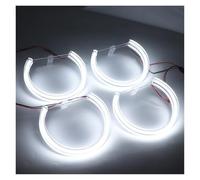 Head Light For BMW 3 5 7 Series E36 E46 E39 E38 For 318tds 730iL 735i 320i 530i 540i DTM Style Day Light Crystal Ring Acrylic Angel Eyes Front Lamp(4 * 131mm)