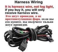 Head light spoilers 2 X 40W LED Fog Light Assembly For Suzuki For Landy C27 2018 2019 2020 2021 2022 Car Front Bumper Fog Driving Lamp H11 Car Headlight cover(Harness Wire)