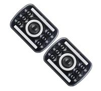 Head Lights Compatible With Jeep For MJ For Comanche 1986 1987 1988 1989 1990 1991 1992 Car Front Headlights 5x7 Inch 7x6'' Replacement