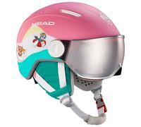 Head - Ski helmet - Maja Visor Paw - Kid Size 52-56 cm - Pink Pink 52-56 cm