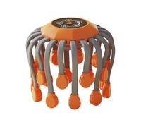 Head Massager Device, Octopus Design Tool, 20 Vibrating Nodes with Music 360-Degree Scalp Massage, Relaxation Accessory with 5 Modes, Wellness Collection, for Men Adult Elderly Soothes Tension