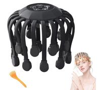 Head Massager for Migraine Relief with Music,The Vibra Calm,Headache Massager for Migraines with 20 Vibrating Points,Electric Head Massager Scalp,Scalp Massager Tool,Stress Relax(Black,Standard)