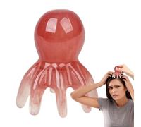 Head Massager - Manual Portable Massage Comb, 1 Unit Ergonomic Claw Tool for Scalp Stimulation, Five Finger Pressure Device with Smooth Roller, Wellness Supply, Scraper for Neck and Shoulder