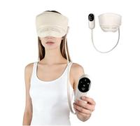 Head Massager Scalp Eye Massager, Electric Migraine Relief Cap with Compression & Eye Massager with Heat, 4 Air Pressure Modes, 3 Heating Levels, for Tension Headache, Stress Relief and Sleep Aid
