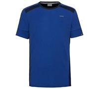 HEAD Men Uni T-shirt - Royal Blue/Dark Blue, Medium