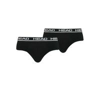 Head Mens 2 Pack Cotton Stretch Briefs - Black