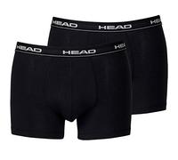 HEAD Men's Basic Boxer Shorts (Pack of 2) - Black, Medium