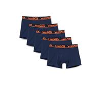 HEAD Men's Boxer, Blue/Orange, M (Pack of 5)