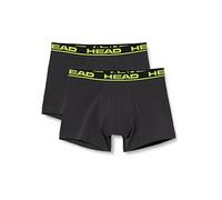 HEAD Men's BOXER, Phantom/Lime Punch, L (pack of 2)