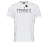 HEAD Men's Colin T-shirt, Mens Tennis Shirt, White, XXL UK