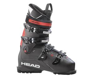 HEAD Men's Edge LYT RX HV Alpine Ski Boots - MP28.0/28.5 EU43.5/44.5 - Flex 80 - Black - For Beginners & Advanced Users