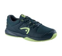 HEAD Men's Grid 3.5 Squash/Racquetball Shoes, Navy Lime, 4.5 UK