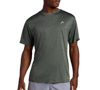 Head Men's Olympus Hypertrek T-Shirt, Standard Fit, Hypertek Moisture-Wicking Technology, Duck Green Heather, XL