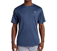 Head Men's Olympus Hypertrek T-Shirt, Standard Fit, Hypertek Moisture-Wicking Technology, Navy Blue, XL