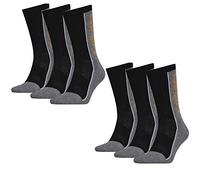 HEAD Men's Performance Crew Socks Team, Grey/Black, 9-11