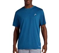 Head Mens Score Hypertek T-Shirt, Standard Fit, Lightweight and Breathable, Hypertek Moisture-Wicking Technology, Poseidon Heather, Large