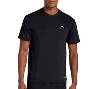Head Mens Score Hypertrek T-Shirt, Standard Fit, Lightweight and Breathable, Hypertek Moisture-Wicking Technology, Black, Large