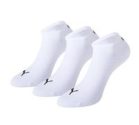Puma Mens Trainer 3Pck White Socks Cotton - Size UK 2.5-5