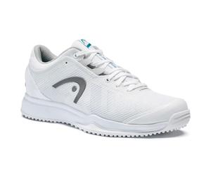 HEAD Men's Sprint Pro 3.0 Grass Tennis Shoes, White Grey, 10 UK