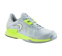 HEAD Men's Sprint Pro 3.5 Grye Tennis Shoe, Grey/Yellow, 46 EU