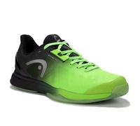 HEAD Men's Sprint Pro Sports Shoe, Black/Neon Green, 11 UK