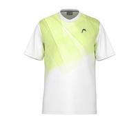 HEAD Men's TOPSPIN T-Shirt, White Lime, M