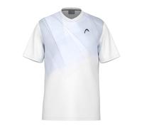 HEAD Men's TOPSPIN T-Shirt, White Navy, XL