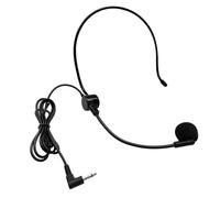 Head Microphone Wired Noise Canceling Flexible Boom Voice Amplifier